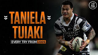 The try scoring tank  Every Taniela Tuiaki try from 2009  NRL Throwback [upl. by Walter]