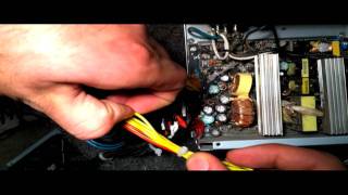 Car Amplifier and Subwoofer Powered By Computer Power Supply Tutorial [upl. by Celeste366]