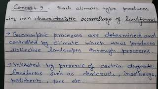 Fundamental concepts of geomorphology part 5 Tertiary orogenyPleistocene landformsclimate effects [upl. by Yhtamit]