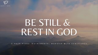 Be Still amp Rest 3 Hour Christian Piano Music With Scriptures and Nature Scene [upl. by Hanid]