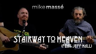 Stairway to Heaven acoustic Led Zeppelin cover  Mike Massé and Jeff Hall [upl. by Anillek]