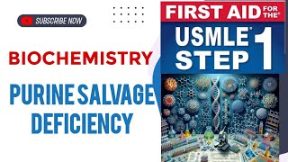 Purine salvage deficiency biochemistry 8  First Aid USMLE Step 1 in UrduHindi [upl. by Ahsain]