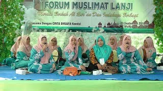 Ya Asyiqol Musthofa Rebana Fatayat NU Desa Lanji [upl. by Enhpad]