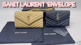 Saint Laurent  YSL Small Envelope Bag Review what fits inside [upl. by Bucella]