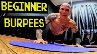 Beginner Burpees How to do your first burpee 💪🔥💥💯 [upl. by Awjan]