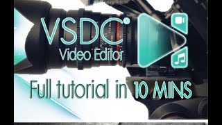 VSDC Video Editor  Tutorial for Beginners in 10 MINUTES [upl. by Marilee696]