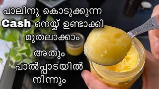 ശുദ്ധമായ നെയ്യ് എളുപ്പം തയ്യാറാക്കാം  How to make ghee at home in malayalam  Ghee from milk cream [upl. by Stoller492]