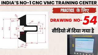 Cnc drawing for job making on cnc vmc machine [upl. by Vezza357]