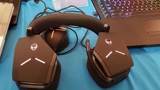 Alienware Wireless Gaming Headset  71 Virtual Surround Sound  AlienFX [upl. by Nylyrehc]