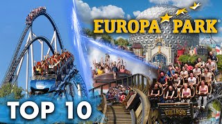 TOP 10 Fahrgeschäfte im Europa Park 2024 [upl. by Aleel]