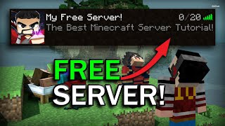 How To Make A Minecraft Server FREE Java Edition  Latest 1202 Survival  Create A Server [upl. by Issie]