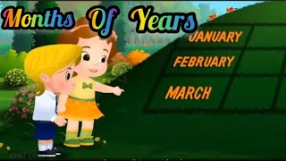 Months Of Year Song  Song for kid’s  Children songs [upl. by Norod733]