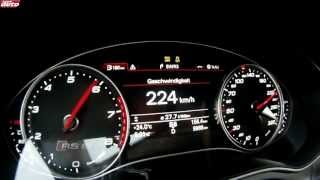 Audi RS6 2013 Beschleunigung 0300 kmh sport auto [upl. by Adnama]