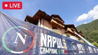 Napoli a Dimaro 🔴 Larrivo della squadra in DIRETTA su CalcioNapoli24 [upl. by Aronoh]