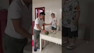 Cute Baby Loves To Climb The Table Dad Teaches Himfatherlovecomedy cutebabyfunnyvideossmile [upl. by Gary]