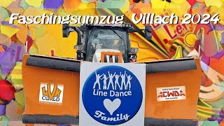 Villacher Faschingsumzug der Linedancer 2024 [upl. by Ahcmis288]