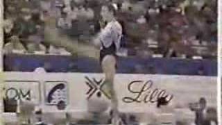 Svetlana Boginskaya  1991 Worlds Team Optionals  Floor Exercise [upl. by Yuk]