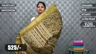 Latest Matka Silk Sarees Collection  Episode51710  Vigneshwara Silks [upl. by Helbonnas]