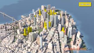 Evolution of the Lower Manhattan Skyline [upl. by Adnawaj]