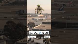 Star Wars Plane  LAX starwars planespotting travel [upl. by Delanty]