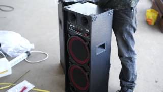 unboxing SPB 210 PA ACTIVE SPEAKERSET 2H 10 1200W [upl. by Hertberg]