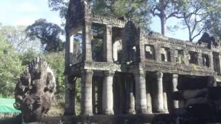 Preah Khan Temple in Angkor Cambodia [upl. by Suirad]