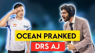 Ocean Sharma Pranked DRS AJ  Funny Moment 😆😆 [upl. by Linad]