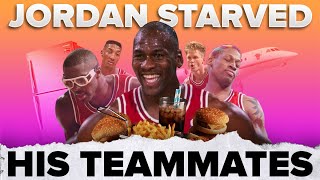 Michael Jordan Starving His Teammate 🍔  shorts [upl. by Marigolde664]