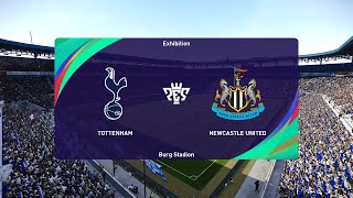 Tottenham Hotspur vs Newcastle United 22052024 Club Friendly PES 2021 [upl. by Yehtomit]