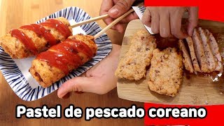 Como hacer pastel de pescado coreano ODENG  Serie 2 de como hacer Tteokbokki [upl. by Lenoil699]