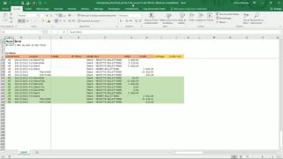 Retraitement de données excel pour expertcomptable [upl. by Bil119]