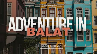 The most Beautiful and colourful Houses in Balat Istanbulquotwalking tour 4K [upl. by Drofiar797]