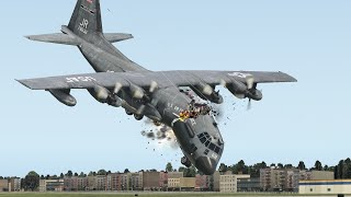 C130 Pilot Make Terrible Mistake During Emergency Landing  XPlane 11 [upl. by Bore145]