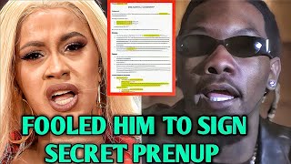 Cardi B BRINGS OUT SECRET PRENUP SEIZED All Of Offsets Properties After Divorce Hes BANKRUPT [upl. by Ocimad]