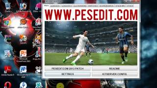 Como usar e configurar o PESedit 60 Pes 2013 [upl. by Enirok]