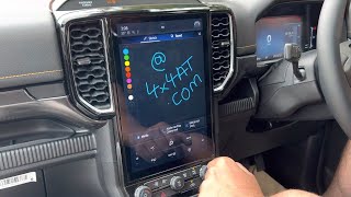 Next Generation 2023 Ford Ranger Infotainment System Features  Exclusive Video [upl. by Ellenahc]