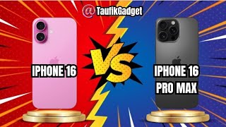 Iphone 16 vs Iphone 16 Pro Max Full Specs Comparison [upl. by Shara596]