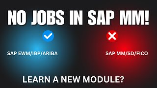 NO SAP MM JOBS LEARN OTHER MODULE SAP EWMIBPARIBA SAP FOR BEGINNERS CHANNEL S4HANA TRAINING [upl. by Nancey731]