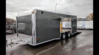 4 Year Review Of My Stealth Enclosed Mowing Trailer [upl. by Ahsocin]