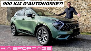 Essai Kia Sportage 2022 – 900 km d’autonomie en hybride [upl. by Amikehs]