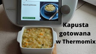 Kapusta gotowana w Thermomix  pachnąca lekka idealny dodatek do obiadu oraz danie samo w sobie [upl. by Anjela]