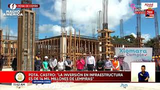 Presidenta Xiomara Castro supervisa construcción de hospital neonatal en Copán [upl. by Sosthena560]