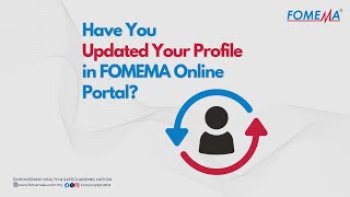 Have You Updated Your Profile in FOMEMA Online Portal [upl. by Anivle866]