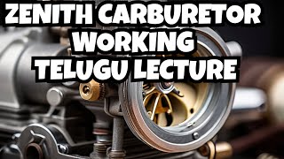 Zenith Carburetor Working  Types of Carburetors  ICEngines  Petrol Engine Engines PartsBasics [upl. by Itsim]