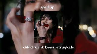 chk chk boom  skz sped up [upl. by Womack]