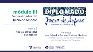 Jueves 10 de marzo de 2022 Diplomado quotJuicio de Amparoquot edición 2022 Módulo III [upl. by Eanom958]