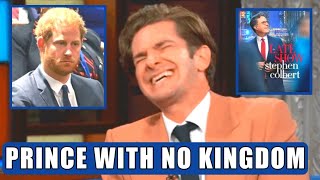 Andrew Garfield DESTROYS Harry on The Late Show As Harrys Demand To Be Referred To As Prince [upl. by Uda920]