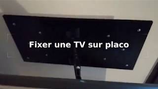 Comment fixer durablement une TV sur PLACO [upl. by Allesig]