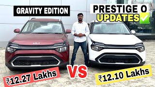 2024 Kia Carens Gravity Vs Updated Prestige Optional✅ कौनसी Carens खरीदे❗️ [upl. by Ro]