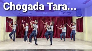 Chogada Tara Song Dance Performance  Dandiya  Gujrati Folk Dance Theme  Garba Mix Dandiya [upl. by Mirelle]